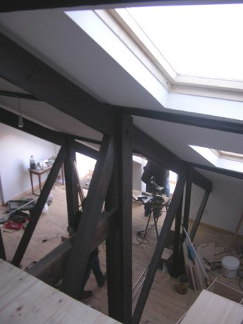 Attic in house in Escalhão